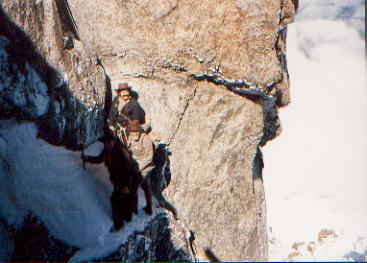 au pied de la fissure Mummery