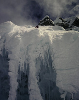 Au dessus de la grotte bivouac